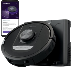 the Shark PowerDetect Self-Empty Robot Vacuum with base