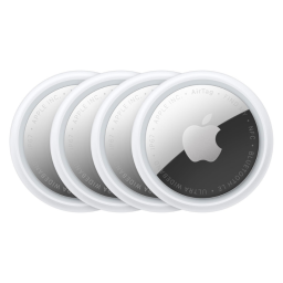 Apple AirTag (2nd Gen) - 4-Pack on white background