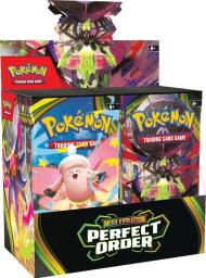 The Pok&eacute;mon TCG: Perfect Order Booster Box on a white background