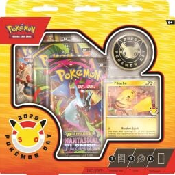 The Pok&eacute;mon TCG: Pok&eacute;mon Day 2026 Collection on a white background