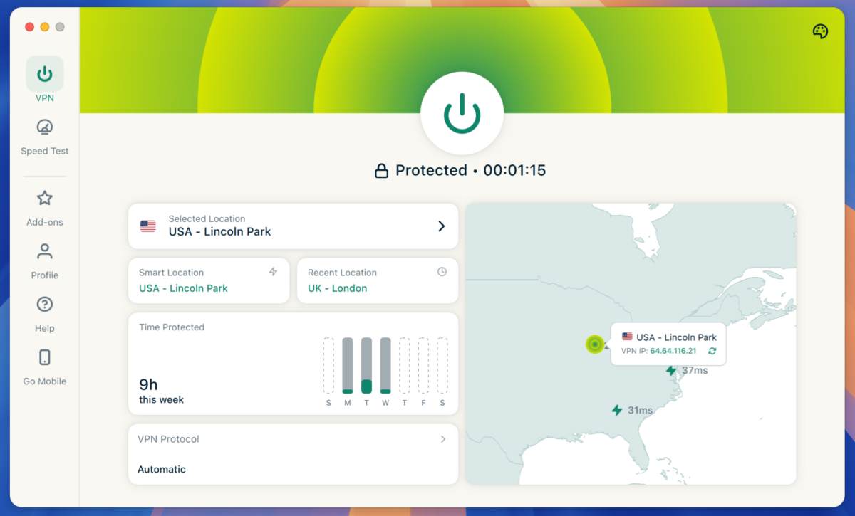 the expressvpn desktop app for macos