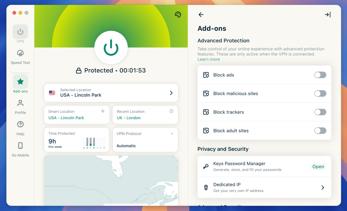 the expressvpn desktop app for macos