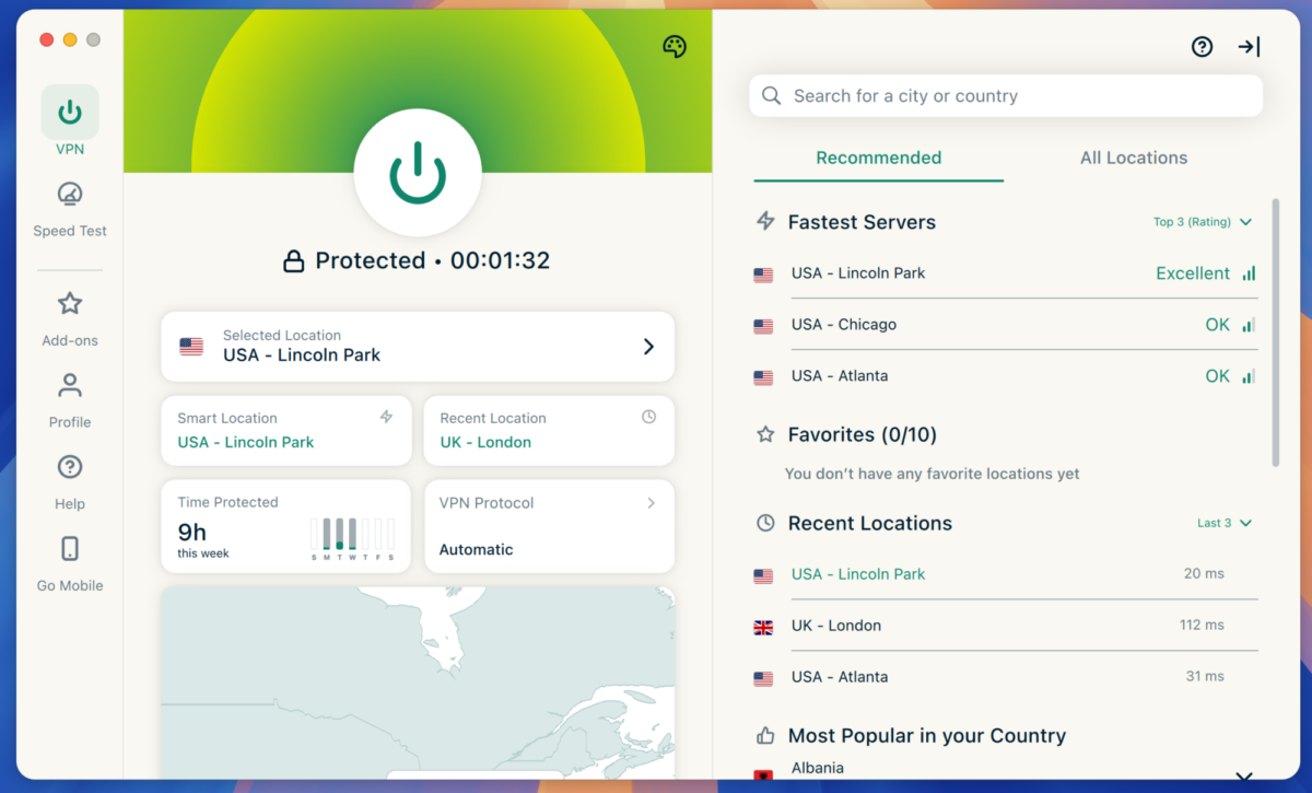 the expressvpn desktop app for macos